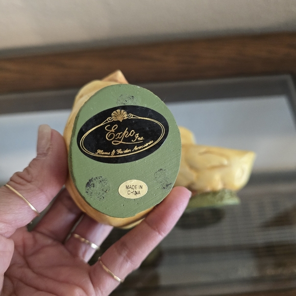 Vintage hand painted Easter Chick tea light. Set of 2. - Picture 10 of 13